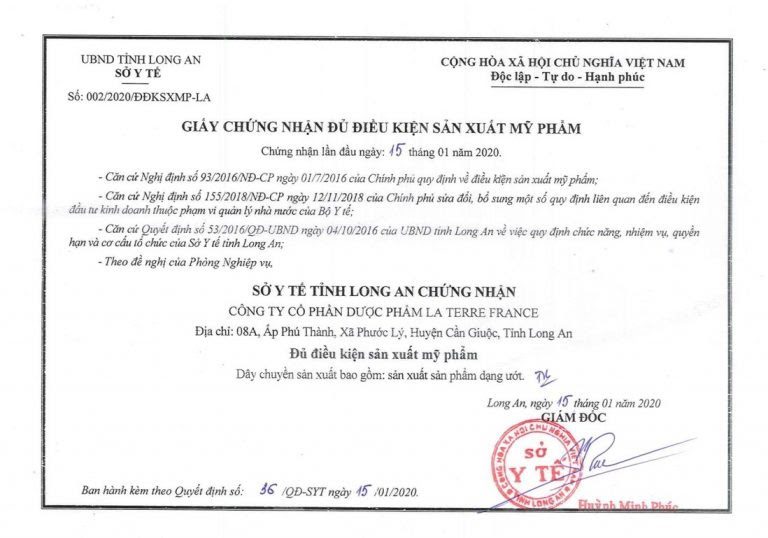 Nhà máy gia công mỹ phẩm độc quyền theo tiêu chuẩn GMP